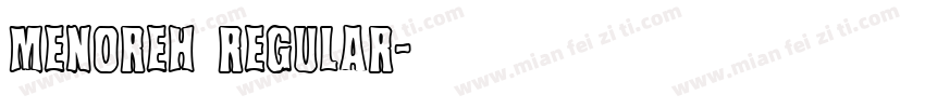menoreh Regular字体转换